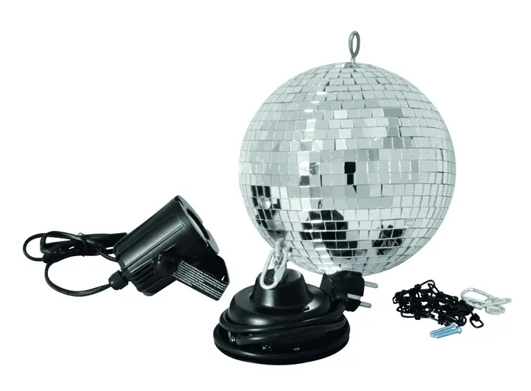 EUROLITE Mirror ball Set 20cm with LED spot 